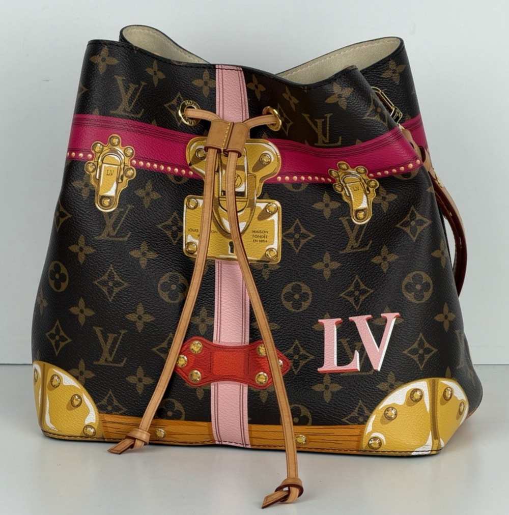 Louis Vuitton NeoNoe Shoulder Bag Limited Edition Trunks Monogram Canvas C4